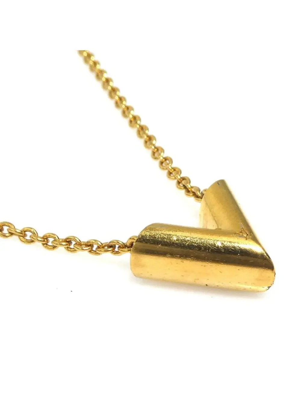 Auth Louis Vuitton Essential V Necklace #303057L23B